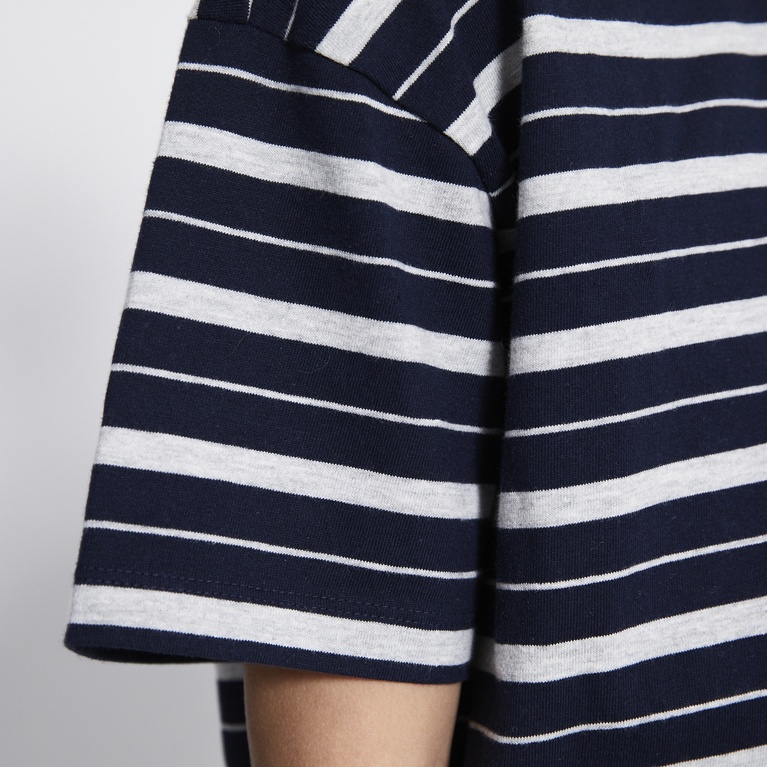 Striped Tee "Wilson stripe" Navy